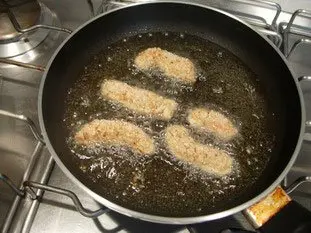 Sesame fried scampi : Photo of step #10