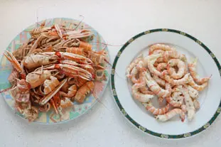 Langoustine gratin : Photo of step #1