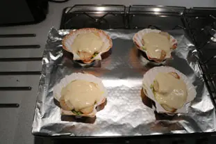 Scallops au gratin : Photo of step #12