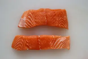 Fillet of salmon meunière : Photo of step #1