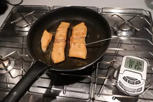 Fillet of salmon meunière