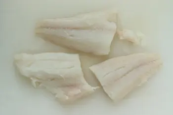 Fish fillet with leeks and mustard cream