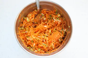 Whiting fillet en papillote with carrots, lemon and leeks : Stage 4