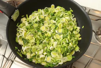 White fish and leek fondue à la comtoise : Stage 5