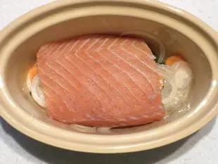 Salmon marinated like herring : Photo of step #7