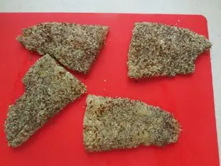 Fish in a seed crust : Photo of step #7