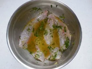 Red mullet fillets in a quick marinade : Photo of step #5