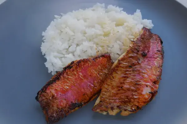 Red mullet fillets in a quick marinade