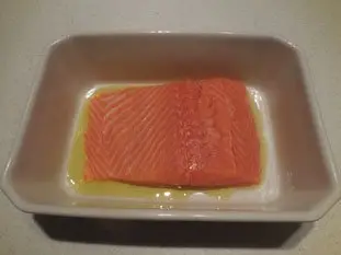 Baked salmon fillet : Photo of step #1