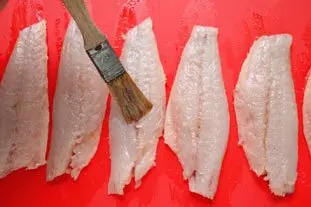 Canapés of red mullet with poppy seeds : Photo of step #6