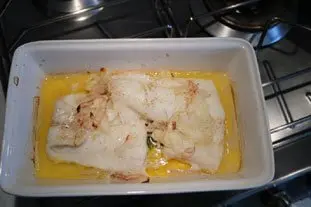 Fish in white wine : etape 25
