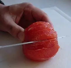 How to peel a fruit : Photo of step #9