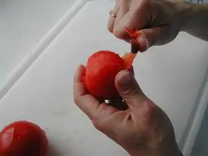 How to prepare tomatoes : Photo of step #8