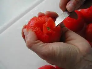 How to prepare tomatoes : Photo of step #9