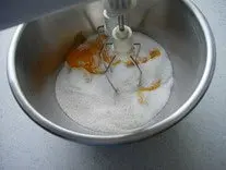 You should not beat egg yolks at high speed to start with