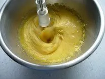 You should not beat egg yolks at high speed to start with