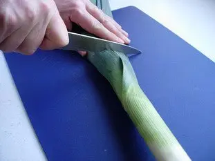How to prepare leeks