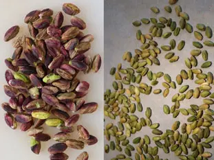 How to peel pistachios