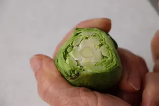 How to prepare Brussels sprouts : Photo of step #3