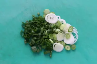 How to prepare a spring onion