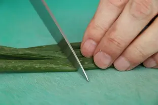 How to prepare a spring onion : Photo of step #3