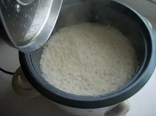 How to cook rice in rice-cooker : Photo of step #7