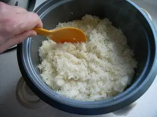 How to cook rice in rice-cooker : Photo of step #8