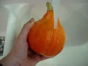 How to prepare a pumpkin (or potimarron)