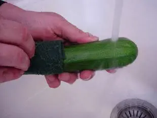 How to prepare courgettes : Photo of step #1