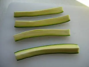 How to prepare courgettes : Photo of step #4