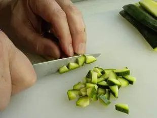 How to prepare courgettes : Photo of step #8
