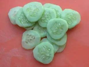 How to prepare cucumber : Photo of step #4
