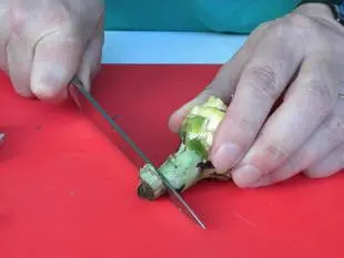 How to prepare purple artichokes : Photo of step #5