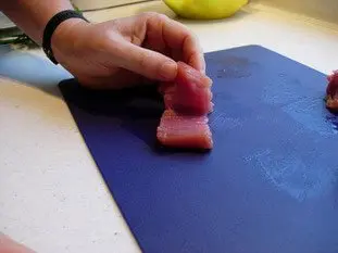 Loin of pork with herbs and julienne vegetables  : Photo of step #12
