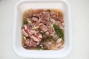 Rabbit terrine : Photo of step #4
