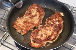 Escalopes in a sesame crust : Photo of step #9