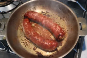 Sausage and mashed potatoes