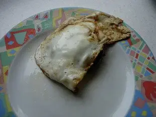 Steak burger topped with egg : Photo of step #7