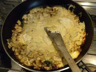 Escalope of veal in a cream sauce : Photo of step #9