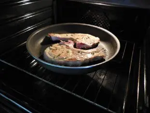 Pork chops in the oven