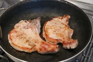 Pork Chops with Rosemary : Photo of step #4