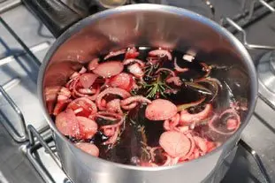 Beef braised in reduced red wine