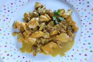 Sautéed turmeric chicken with mushrooms : Photo of step #10