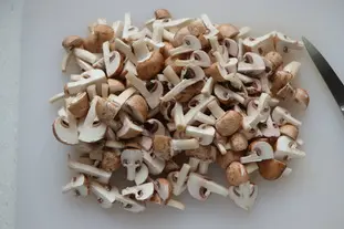Sautéed turmeric chicken with mushrooms : Photo of step #1