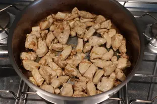 Sautéed turmeric chicken with mushrooms : Photo of step #7