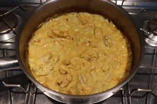 Sautéed turmeric chicken with mushrooms : etape 25