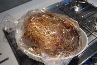 Hay-baked poultry : Photo of step #6