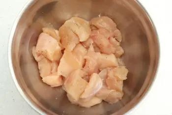 Spicy chicken skewers : Stage 2