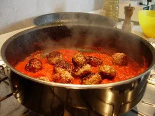 Tomato meat balls : Photo of step #6