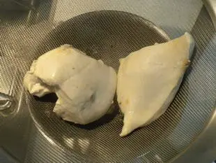 Chicken breasts in a potato crust